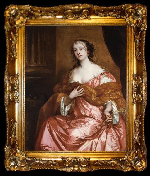 framed  Sir Peter Lely Elizabeth Hamilton Countess of Gramont (mk25, ta009-2